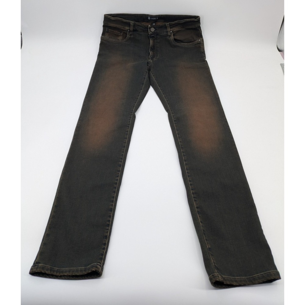 NWT $345 Axels Ltd Jeans Mens 35 (Fits 35x34) Waylon Over-Dyed Stretch Denim